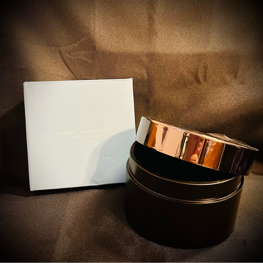 Things Remembered - Silver Tone Mirrored, Trinket Jewelry Box, w Box 2 for $22
